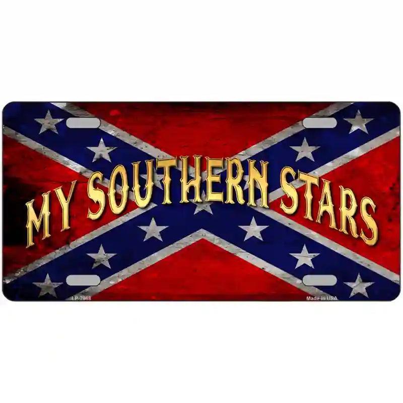 My Southern Stars Novelty Metal License Plate image