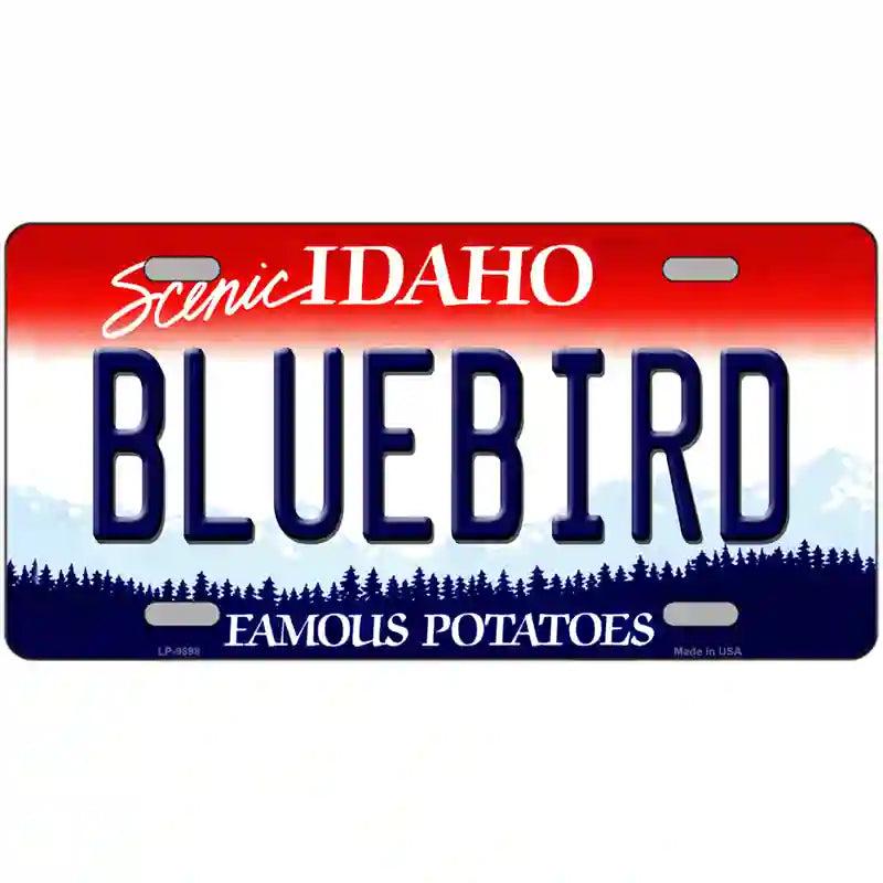 Bluebird Idaho Metal Novelty License Plate image