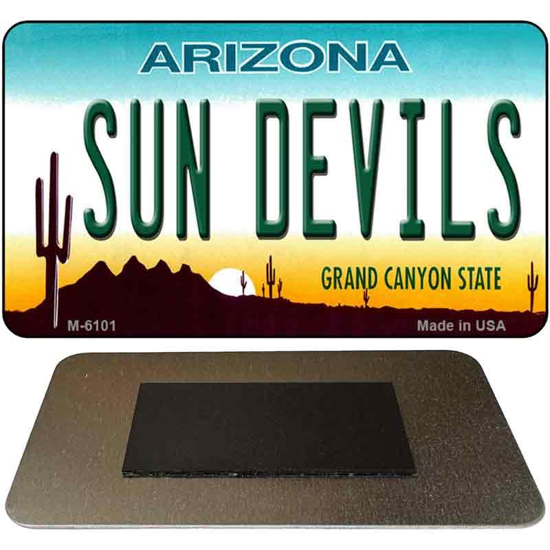 Sun Devils Arizona State License Plate Tag Magnet M-6101 image