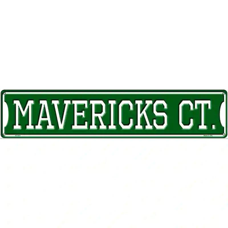 Mavericks Ct Novelty Metal Street Sign image