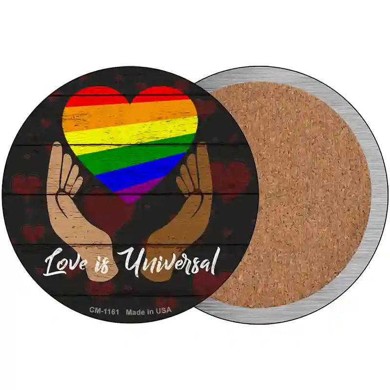 Love Is Universal Novelty Circle Coaster Set of 4 image