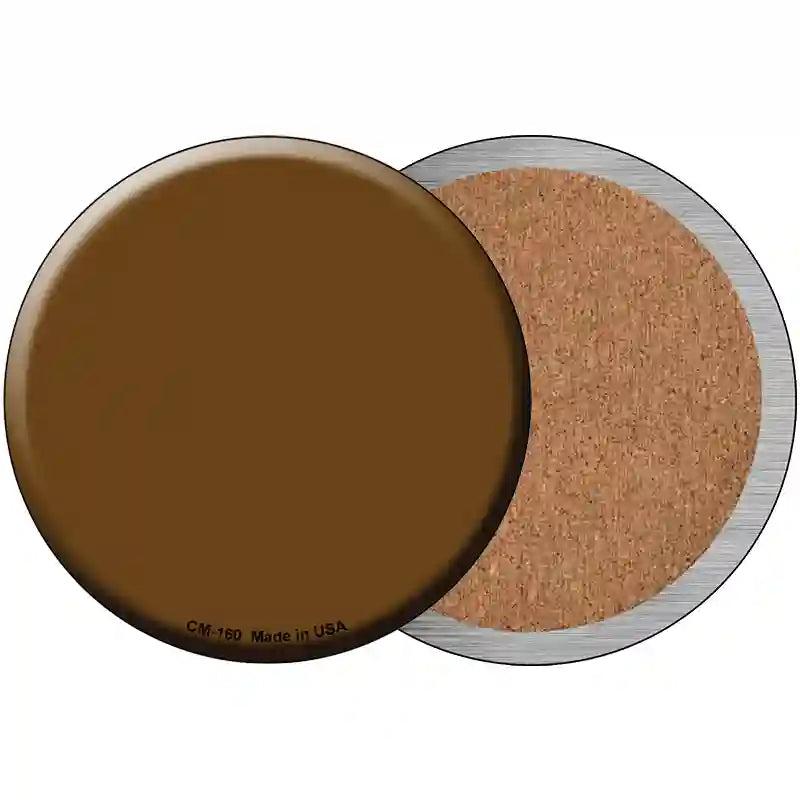 Brown Novelty Circle Coaster Set of 4 image