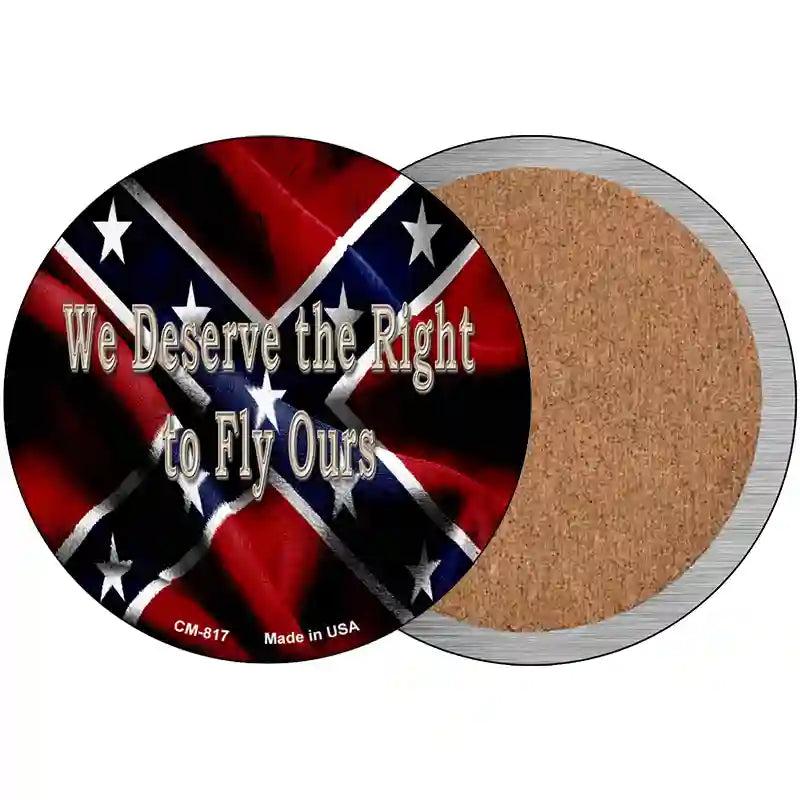 We Deserve The Right Novelty Circle Coaster Set of 4 image