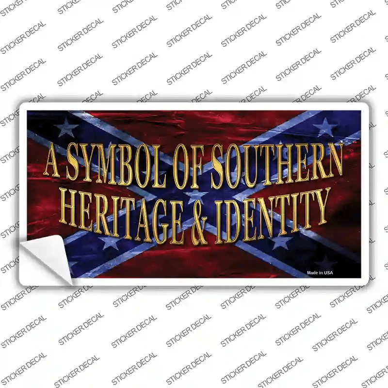Symbol Of Southern Heritage Novelty Sticker Decal image