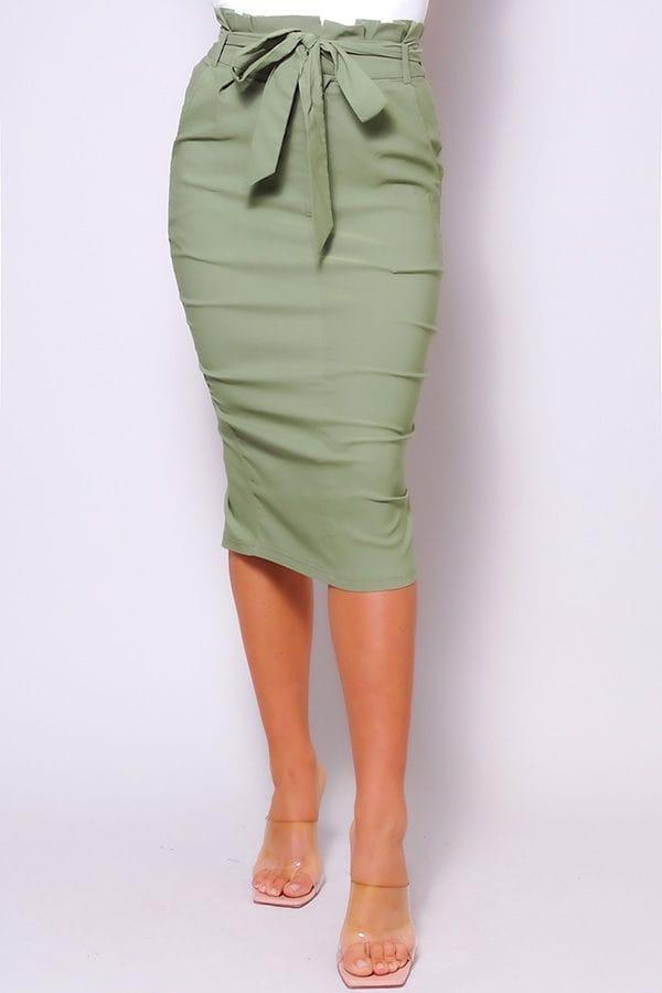 Miss Donna Career High Waisted Midi Skirt Miss Donna Career High Waisted Midi Skirt image