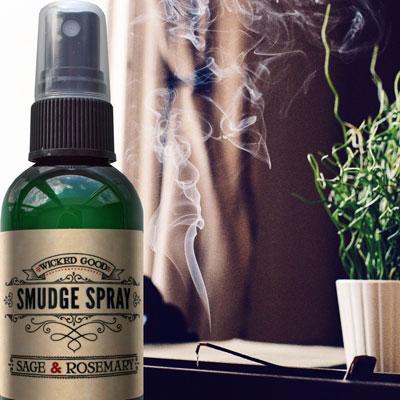 Smudge Spray: Sage and Rosemary