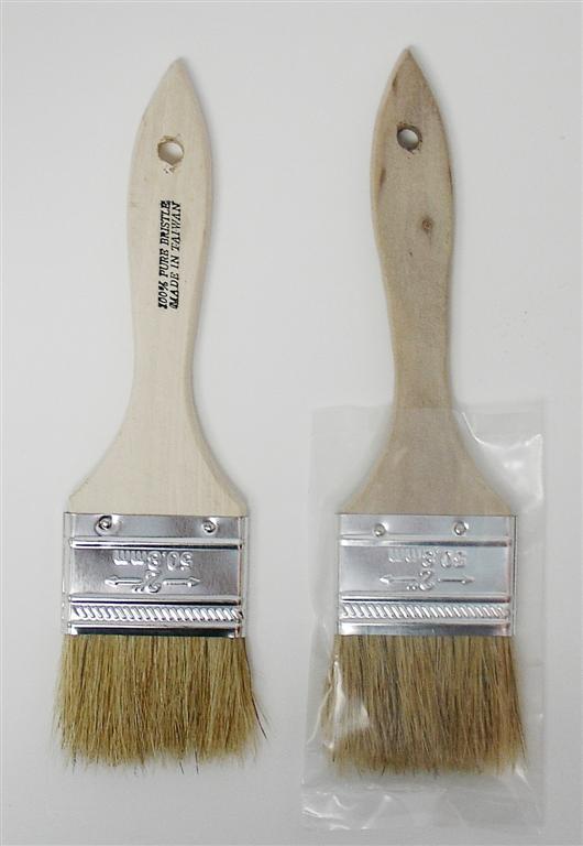 2" Natural White Bristle Chip Brush, Inner pack 24, Case pack 432 image