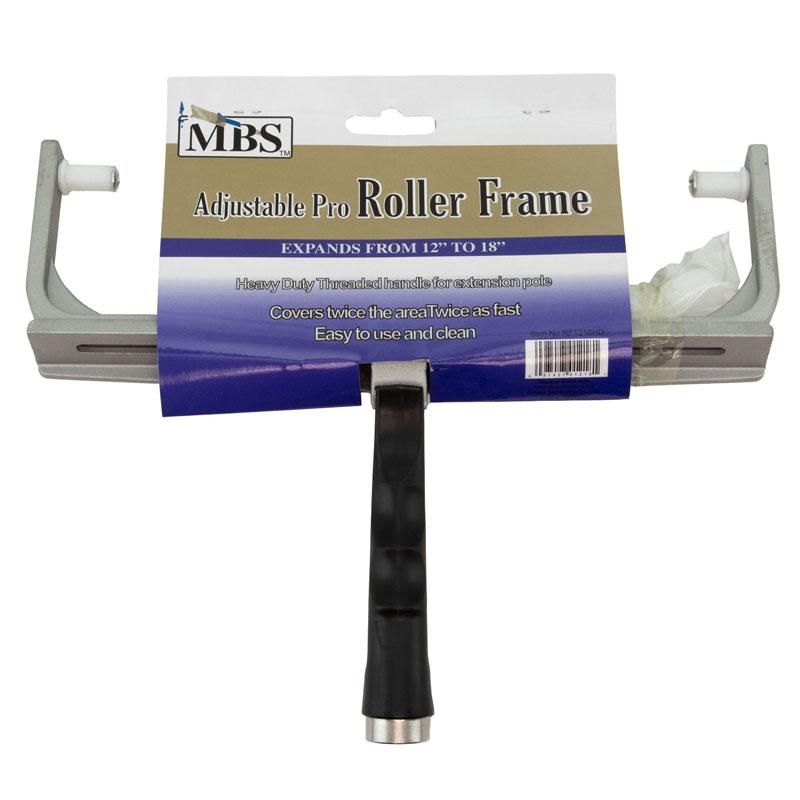 12" to 18" Adjustable Roller Frame, Heavy Duty with 2 End Caps image