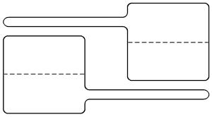 30mm x 80mm White Synthetic Perm Direct Therm UPC Rattail Labels image