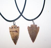 ARROWHEAD STONE 18 IN ADJUSTABLE ROPE NECKLAC