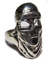 SKULL HEAD WITH MASK BIKER RING image