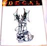 GARGOYLE WINDOW DECAL - CLOSEOUT NOW ONLY 25 CENTS EA image