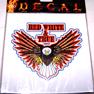 RED WHITE AND TRUE DECAL STICKER -CLOSEOUT NOW ONLY 25 CENTS EA image