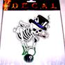 POOL SHOOTER DECAL STICKER - CLOSEOUT NOW ONLY 25 CENTS EA image