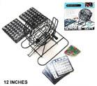 PROFESSIONAL 12 INCH CAGE JUMBO BINGO GAME SET * CLOSEOUT $25 image