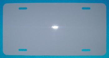 .032 6x12 Dye Sublimation License Plate - image
