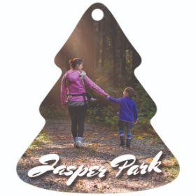 Dye Sublimation 3.42 x 3.98 Double Sided Christmas Tree Ornament image