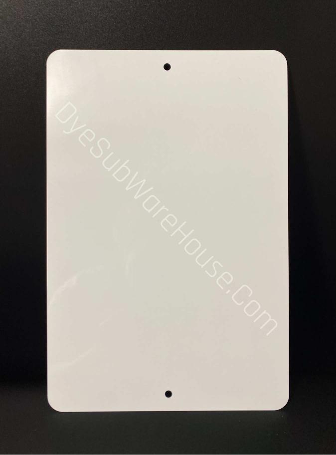 8x12 Dye Sublimation Parking Sign Blank image