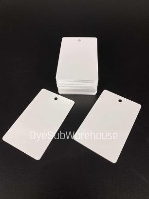 Dye Sublimation 2.125 x 3.375 Double Sided Rectangle Ornament image