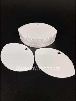 Dye Sublimation 2.76 x 4.05 Double Sided Football Ornament image