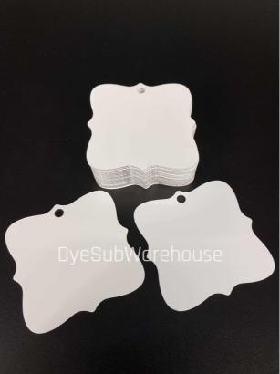Dye Sublimation 2.96 x 2.96 Double Sided Squarelux Ornament image