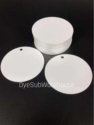 Dye Sublimation 3.5-inch Double Sided Circle Ornament image