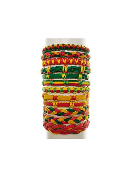 Rasta Leather Bracelets image