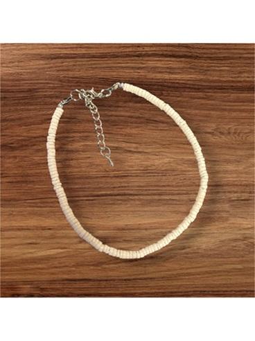 2-3MM White Clam Shell Bracelet-Anklet image