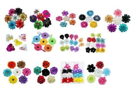 Flower Hair Clips (Mixed) image