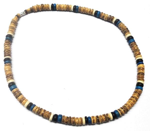 Black Blue White Tiger Coco Necklace image