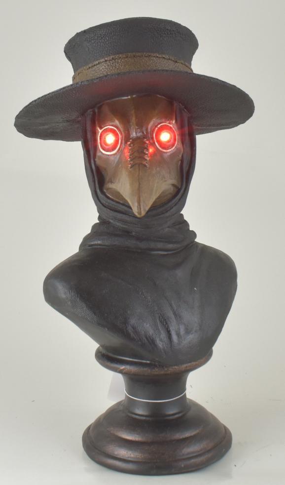 12.6" Resin LED Plague Doctor Figure image