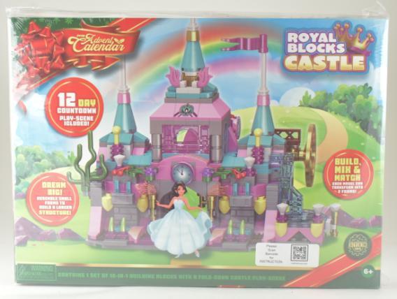 Joyin Advent Calendar 12 Day Countdown Royal Blocks Castle image