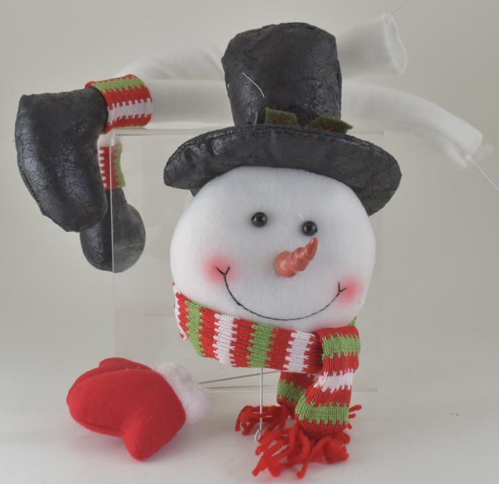 Plush Snowman Wreath Decor Kit 5 pc image