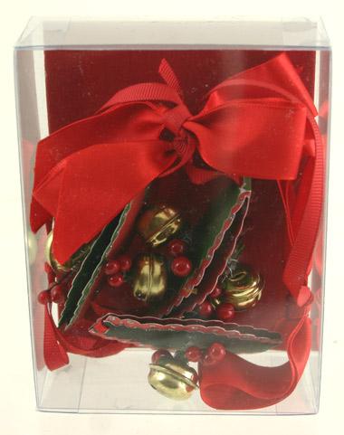 Bells / Berries / Bows Ornament Set of 3 Demdaco image