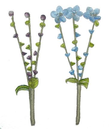 Glass Floral Pick - 2 assorted image