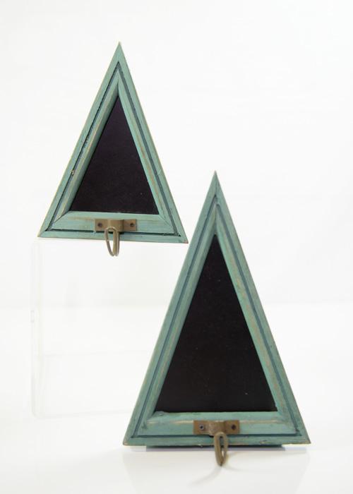 11" Christmas Tree Hook / Chalkboard Set of 2 image