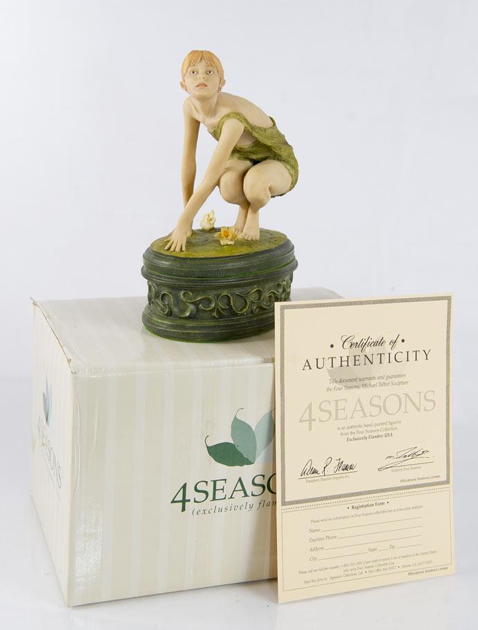 4 Seasons Woman Spring Lidded Box image