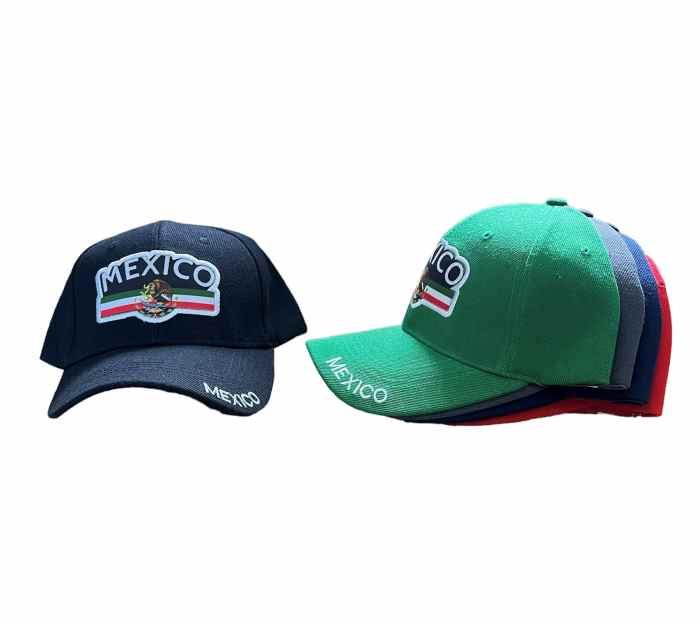 * Mexico Baseball Cap Hat Embroidered (Capmx302) image