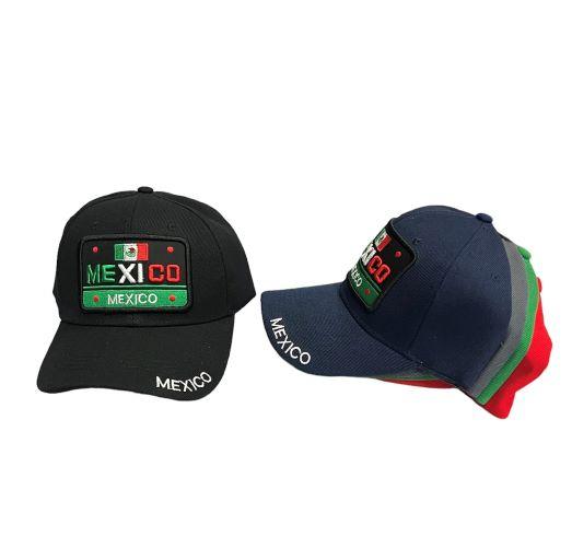 * Mexico Baseball Cap Embroidered - Assorted Colors (CapMx24) image