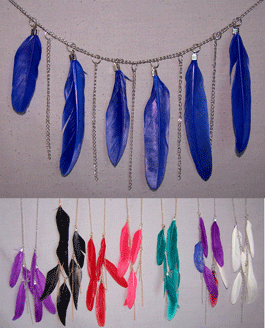 Native Pride Feather Necklaces For Women