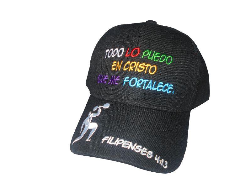 Todo Lo Puedo En Cristo ...... Christin Basebal Caps Embroidered image
