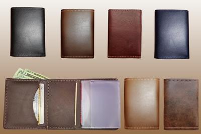 Leather Trifold Wallet image