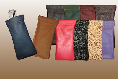Snap Leather Eyeglass Case image
