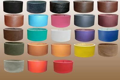 Wide Leather Cuff Bracelet 1 ¼" image