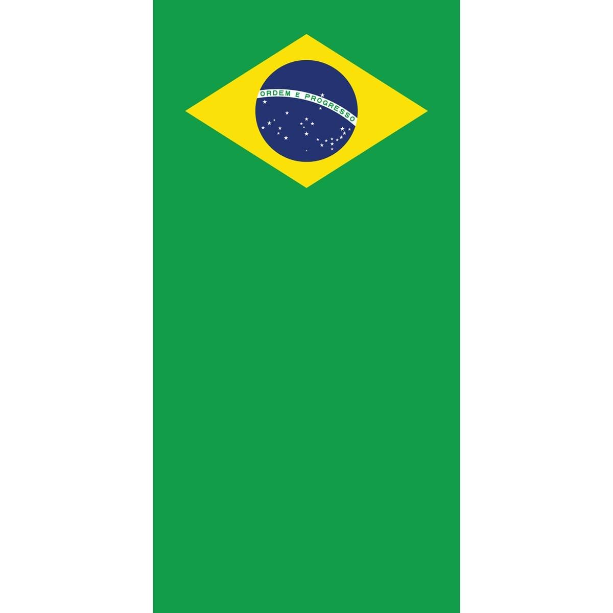 Country Flag Tube Headband - Brazil Flag, 1 piece