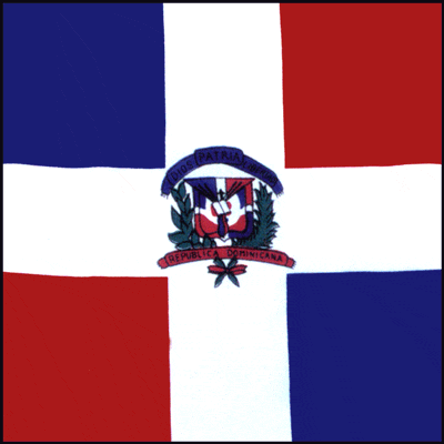 Dominican Republic Flag Bandana - 22×22 Inch - 12 pieces