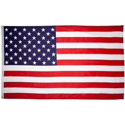 U S Flag - 3ft x 5ft Polyester - Single Piece - Imported image