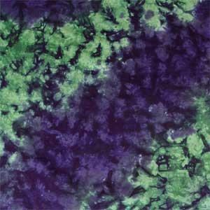 Blue Green Tie Dye Bandana - 22×22 Inch image