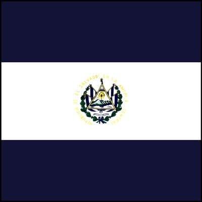 El Salvador Flag - 22×22 Inch image