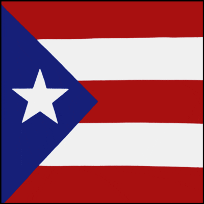 Puerto Rican Flag Bandana - 22×22 Inch image